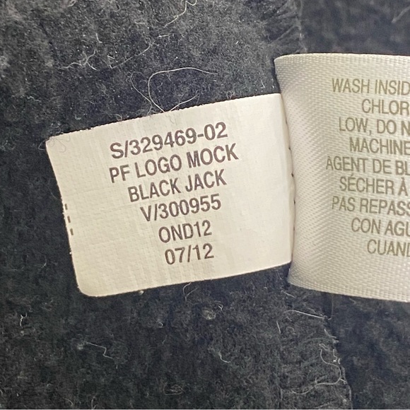 Old Navy Women’s Fleece Pullover Jacket L Black Gray 1/4 Zip Collar Long Sleeves - Picture 11 of 12